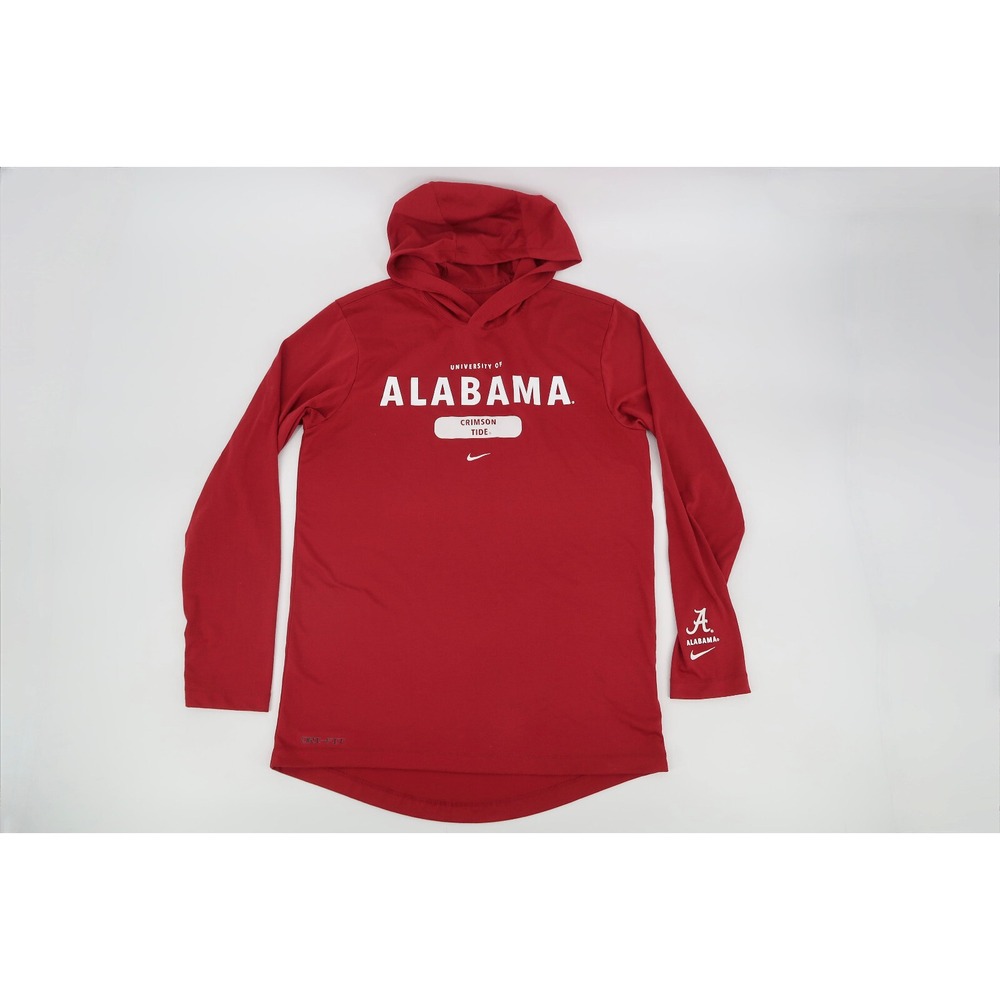 Alabama Crimson Tide‎ Hoodie Nike Campus Collection Lightweight Dri-Fit Small